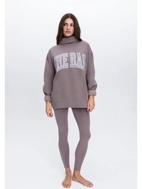 The Bar ARLO HIGHEST NECK SWEATSHIRT CINDER/GREY
